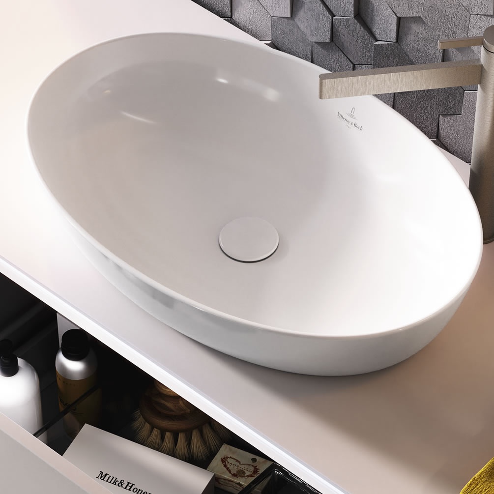 Lifestyle image of Villeroy & Boch Artis 610mm CeramicPlus Countertop Basin